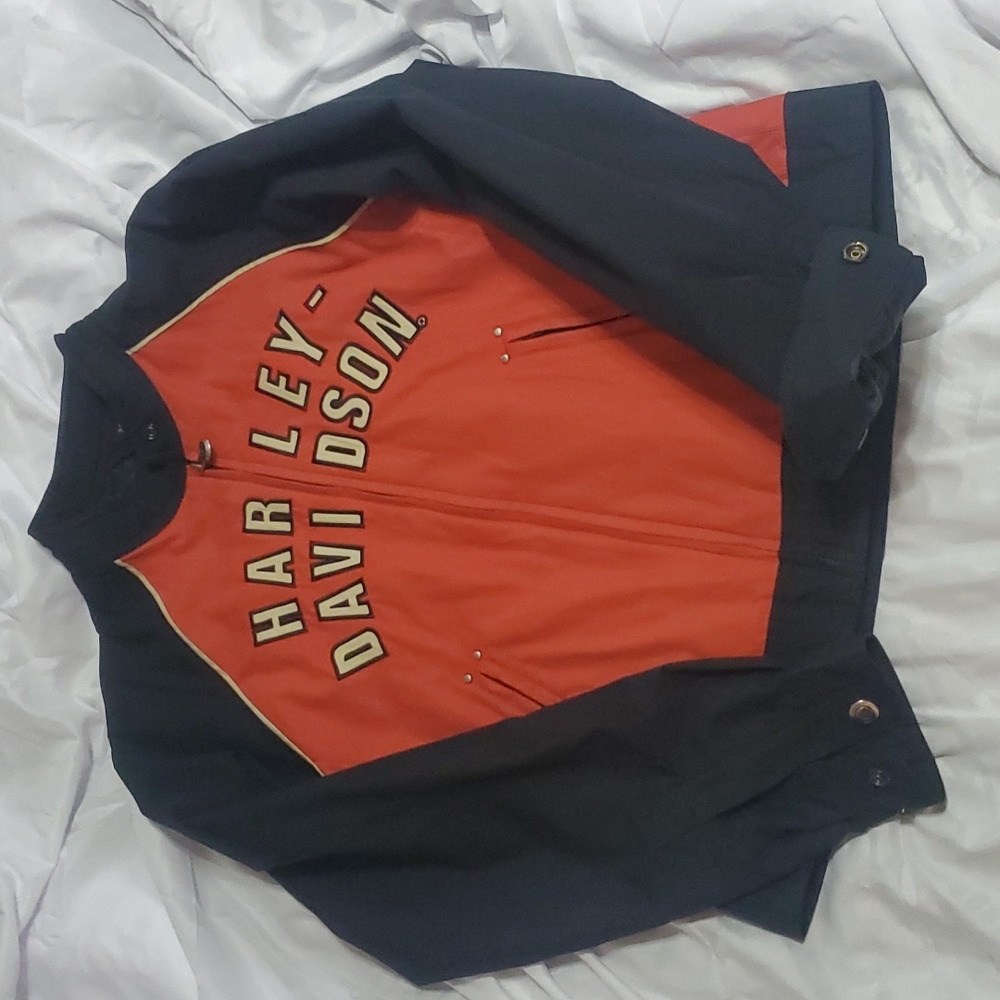 Vintage Harley Davidson Motorcycles Women’s Bikers Jacket like new